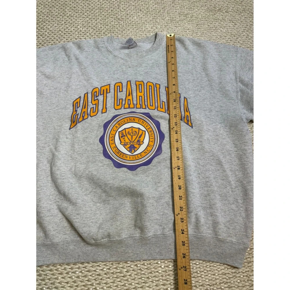 Vintage Soffe Heavy Sweats East Carolina University ECU Sweatshirt Gray XXL USA